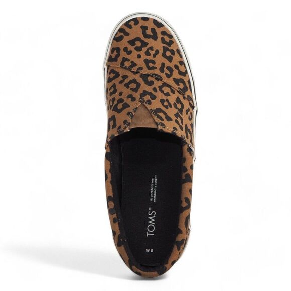 Toms Alpargata Fenix Slip-on Sneakers "Toffee Leopard Print" Women's 9 - Picture 9 of 11